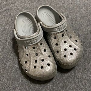 Sparkly crocs